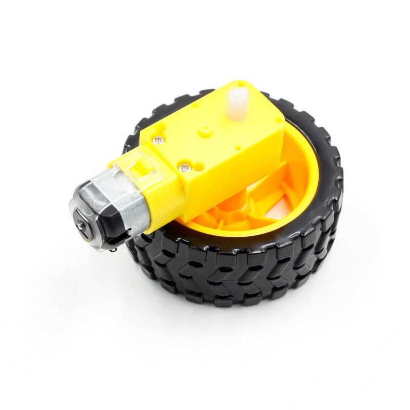 Bộ mô tơ và bánh xe chuyên dụng cho robot Arduino DC3V-6V (có bán lẻ)